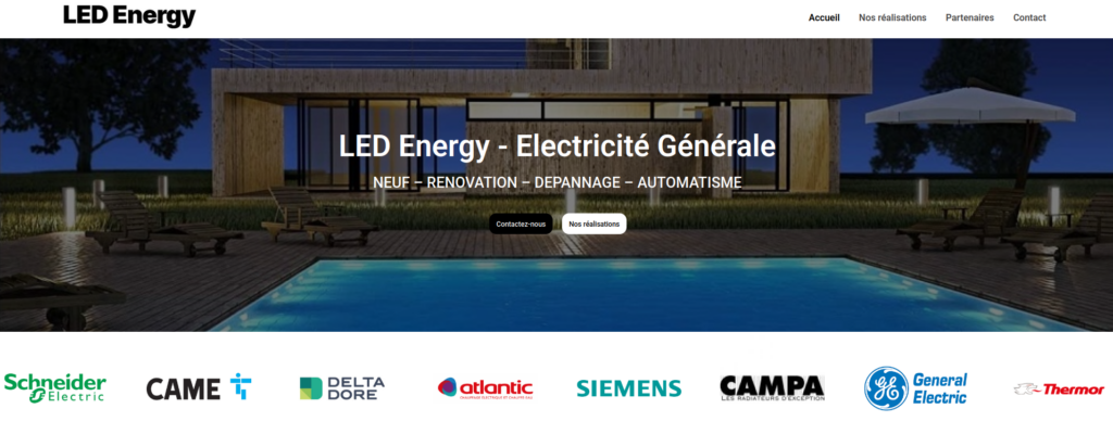 Comparaison interface LED Energy